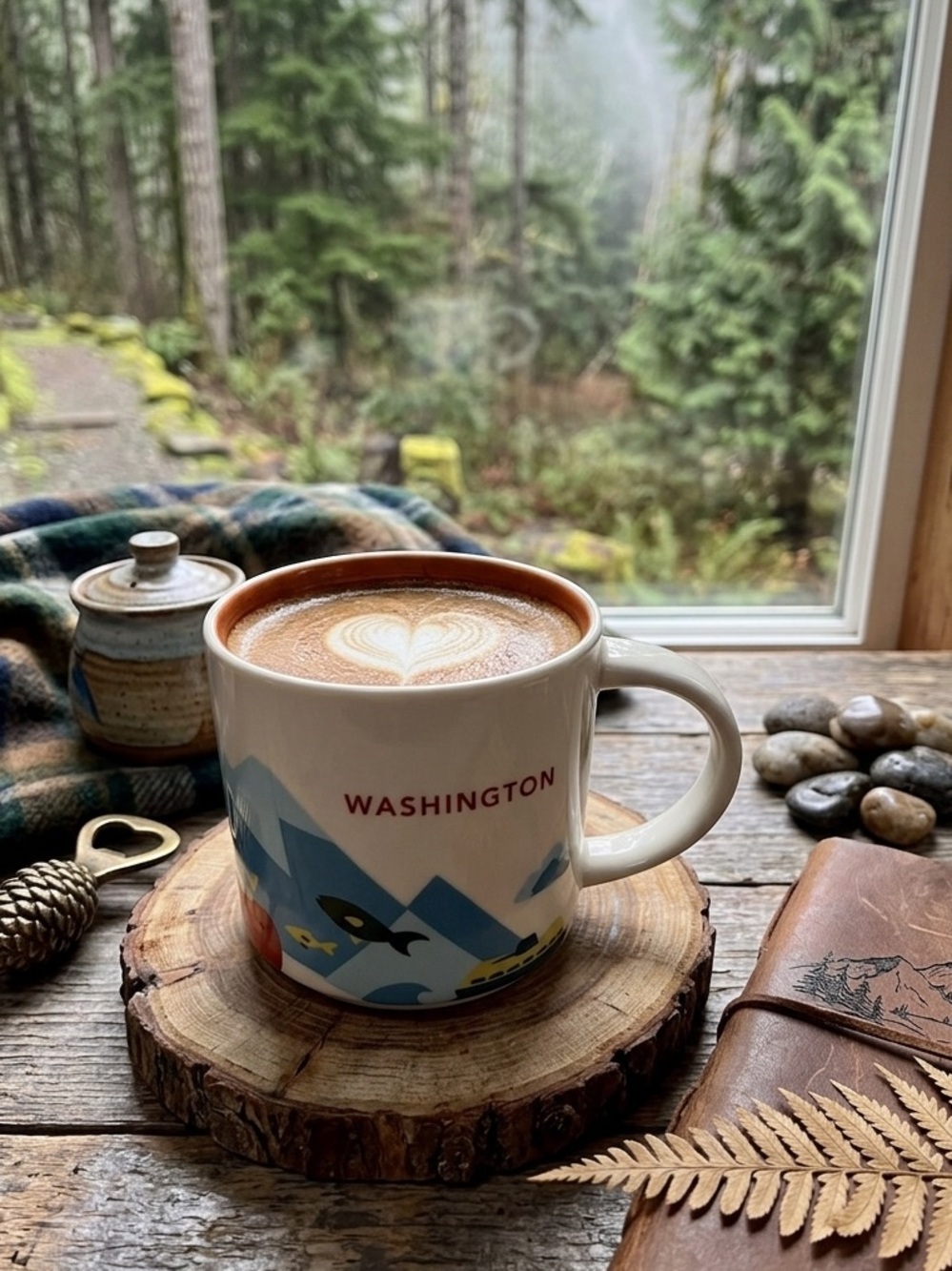 2017 Starbucks Washington You Are Here Mug 14oz